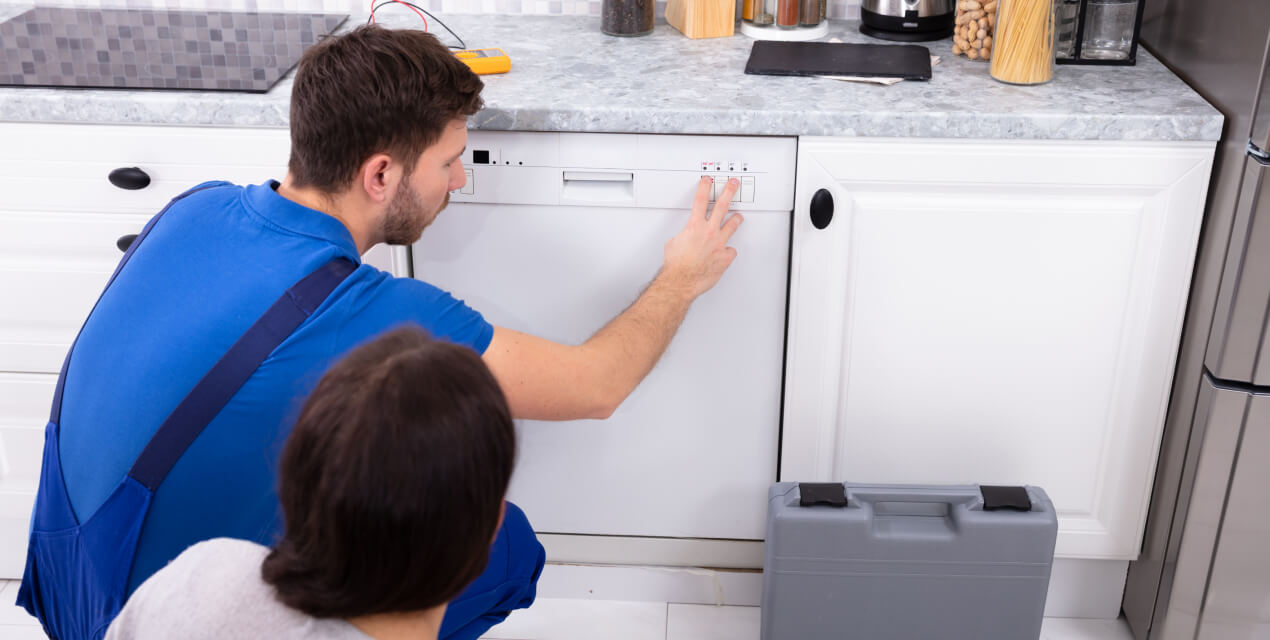 installing dishwasher in kitchen