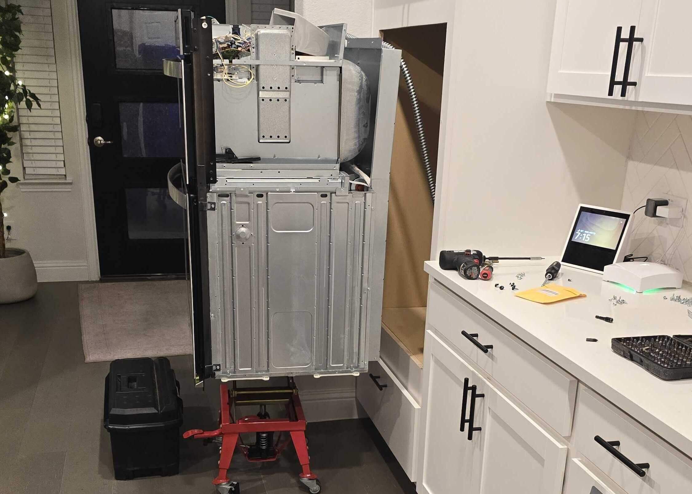 Professional appliance installation